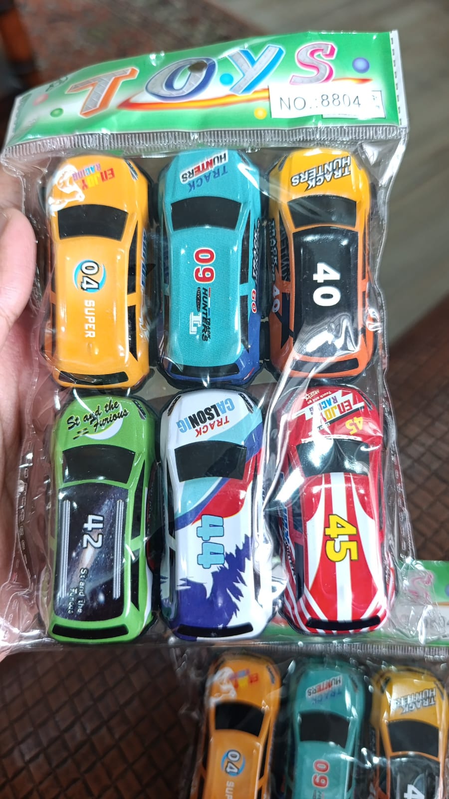 6-Piece Mini Toy Racing Car Set