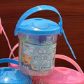 Colorful Play Dough Bucket with Molds